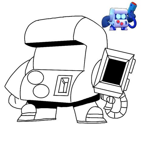 Dibujos De Brawl Stars Para Colorear De 8 Bit