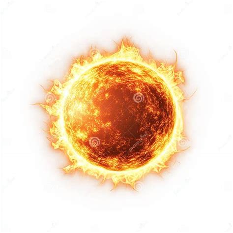 huge  glowing sun     isolated