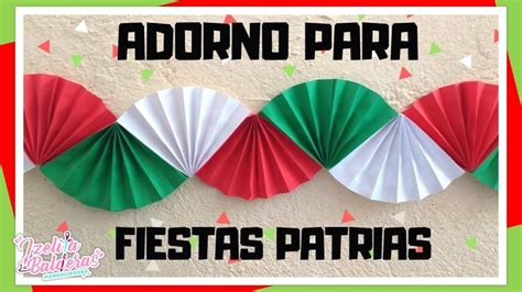 Adorno para fiestas patrias - Decoración para el 15 de Septiembre - YouTube