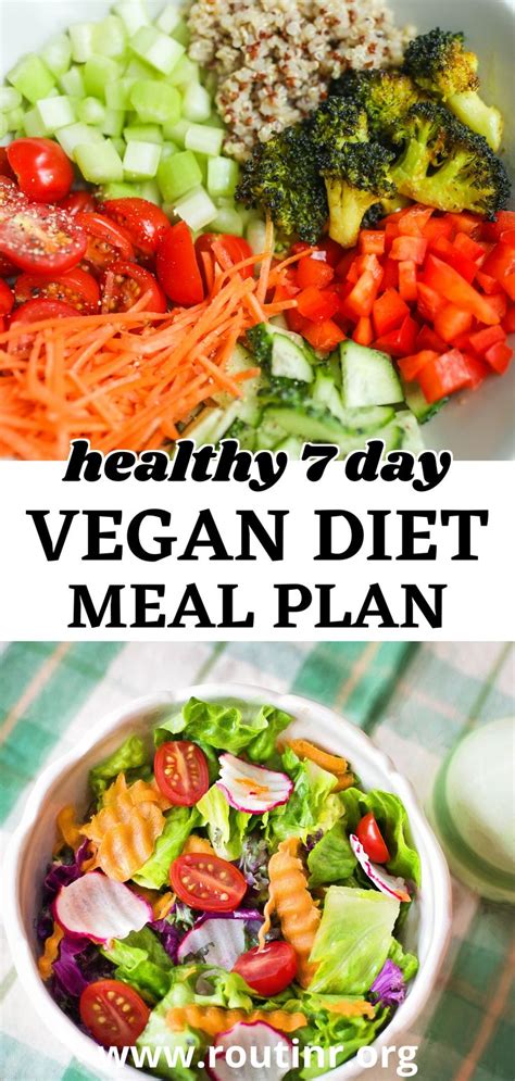 Healthy 7 Day Vegan Diet Meal Plan Easy Vegan Meal Plan Raw Vegan