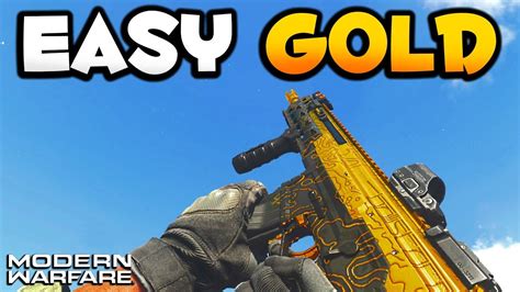 Easy Gold Camo Assault Rifles Modern Warfare Damascus Tips Youtube