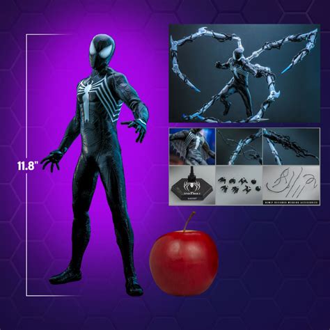 Peter Parker Black Suit Spider Man Sixth Scale Figure By Hot Toys Legacy Comics And Cards