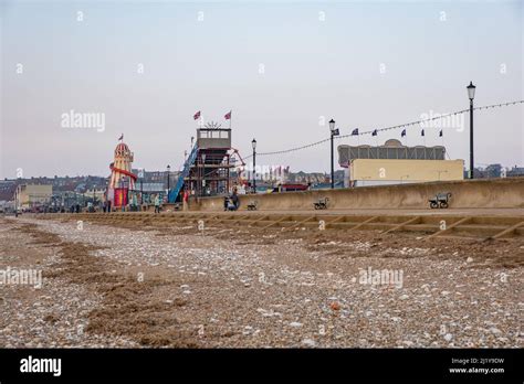 The Promenade Or Esplanade In The Seaside Town Of Hunstanton On The