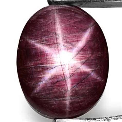 Aigs Certified Sierra Leone Star Ruby Cts Natural Untreated Oval