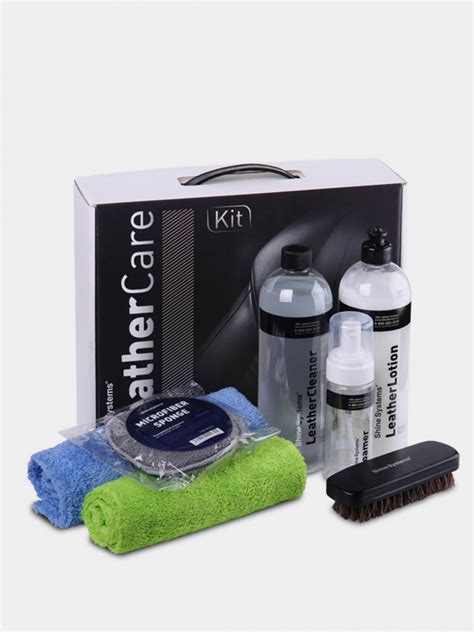 Купить набор для ухода за кожей салона и кожаными изделиями LeatherCare Kit