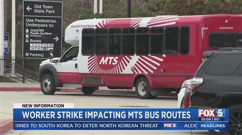 Worker Strike Impacting Mts Bus Routes Youtube