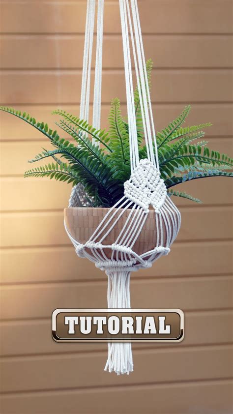 Macram Plant Hanger Tutorial New Pattern Idea Diy Macrame Plant