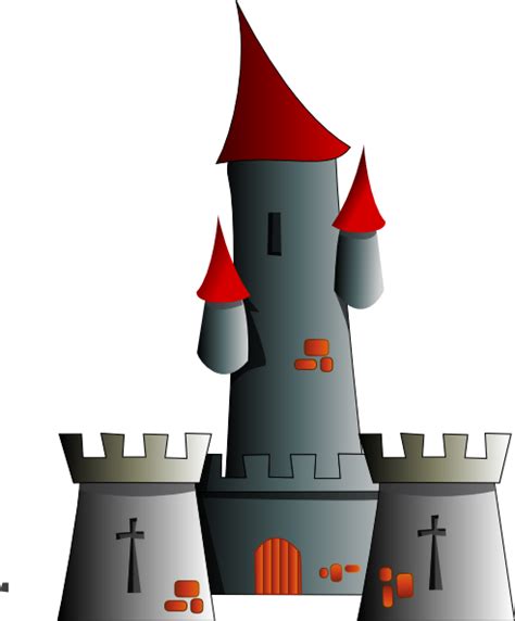 Chateau Citadel Fort Castle Clip Art Free Vector 4vector