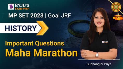 MP SET 2023 History MP SET Maha Marathon MP SET History Important