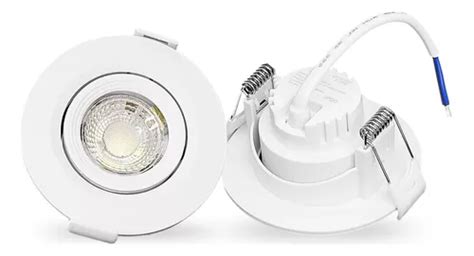 Spot Led Mr Downlight Redondo Embutir W Biv Quente Brilia