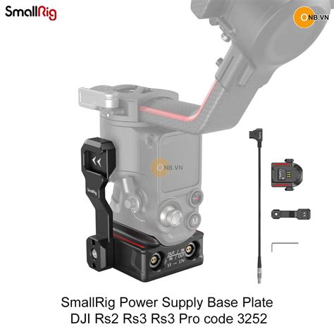 SmallRig Power Supply Base Plate DJI RS2 RS3 RS3 Pro Code 3252