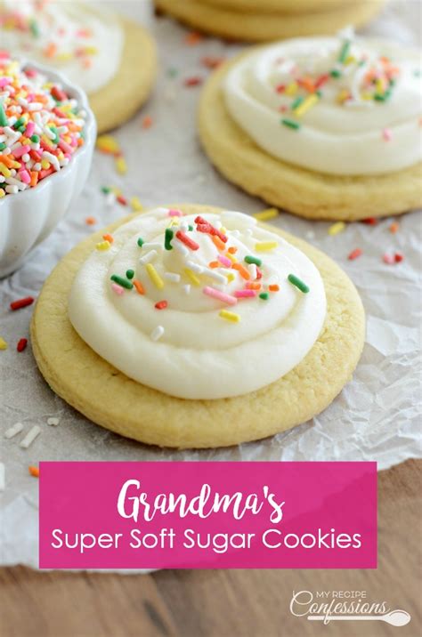 Grandmas Super Soft Sugar Cookies