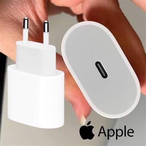 Carregador Usb C De W Apple Branco Original Promotop