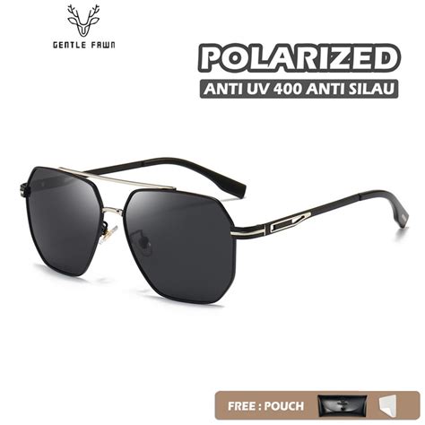 Jual GENTLE FAWN Sunglasses Kacamata Hitam Polarized Anti UV400 Anti