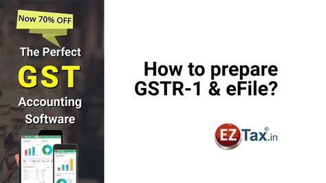 How To Prepare Gstr Efile In Eztax In Books Accounting Software