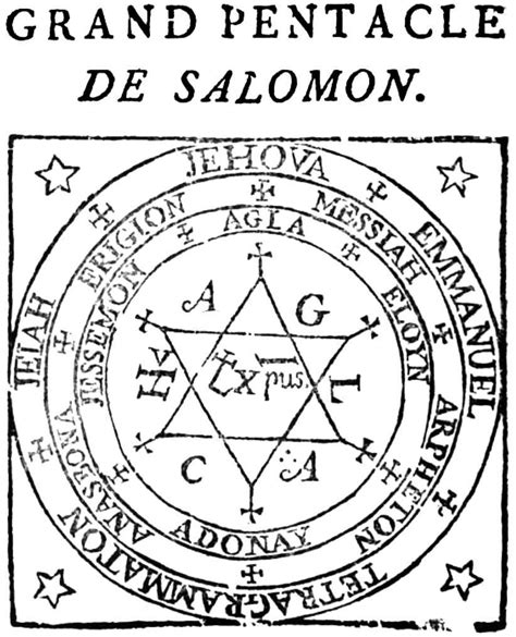 Le Grand Pentacle De Salomon Un Porte Chance Comment Avoir De La