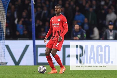 Ssc Napoli V Eintracht Frankfurt Uefa Champions League Evan Ndicka Of