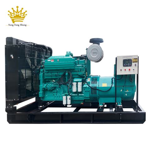 550kw 687 5kva Single Phase Open Type Equipment Power Supply Diesel Generator Set Cummins Of Yfs