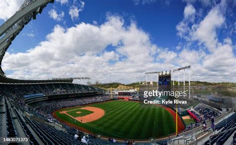 Kauffman Stadium View Photos And Premium High Res Pictures Getty Images