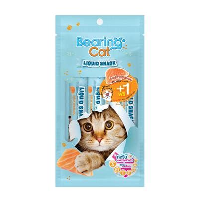 ลควดสแนค BEARING CAT ขนาด 15 กรม รสปลาแซลมอน แพค 41 ชน BnB home