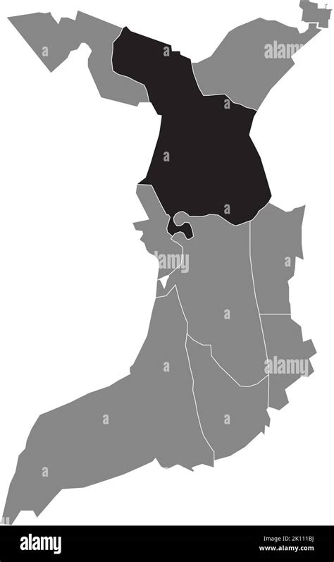 Locator Map Of The Lehe District Bremerhaven Stock Vector Image Art