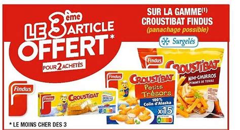 Offre La Gamme Croustibat Findus Chez Cora