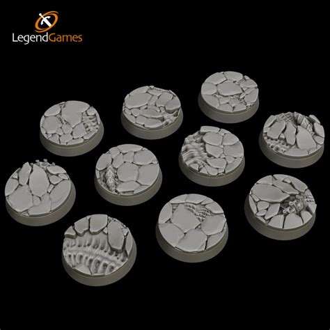 3d Printable Legendgames 25mm Round Tyranid Bases X10 By Legend Games