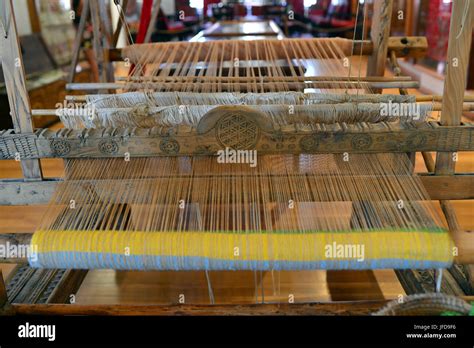 Ancient Greek Loom Stock Photo Alamy