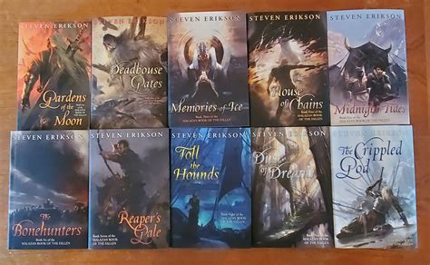 The Malazan Book Of The Fallen 10 Vols Gardens Of The Moon Deadhouse