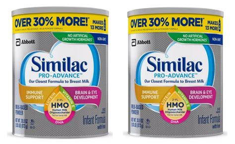 Similac Pro Advanced Formula As Low As 3199 Each At Target 308 Oz