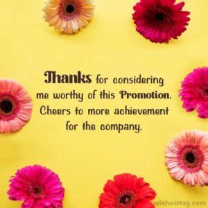 Thank You Messages For Promotion (1) - Wishes.Photos