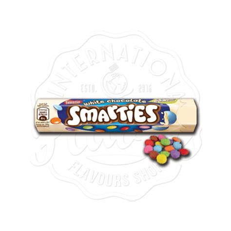 Nestlé Smarties White Chocolate Tube 120g Flavers International