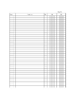 General Journal Template Fill Online Printable Fillable Off