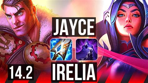 Jayce Vs Irelia Top 8 Solo Kills Na Master 14 2 Youtube