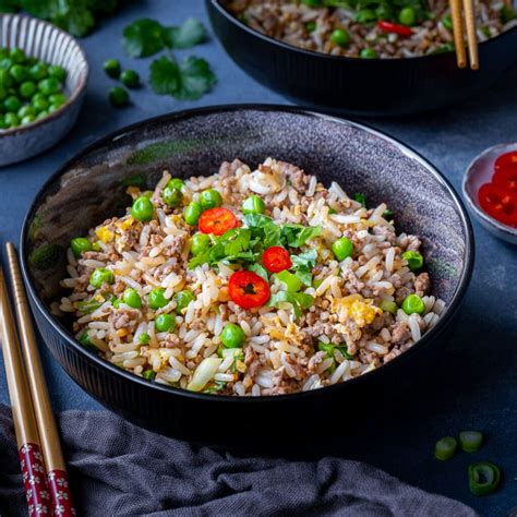 Easy Beef Mince Fried Rice - Easy Peasy Foodie
