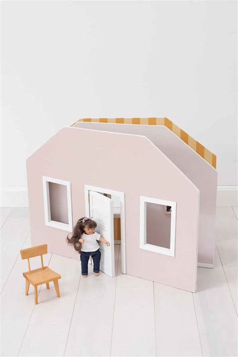 Make A Fold Away Dollhouse A Beautiful Mess