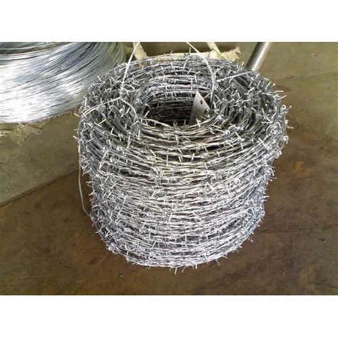 Stainless Steel Barbed Wire SS Barbed Wire Latest Price