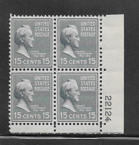 820 Mnh Plate Block United States General Issue Stamp Hipstamp