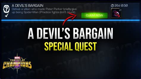 A Devils Bargain Special Quest Mcoc • Marvel Contest Of Champions Youtube