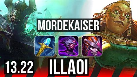 Morde Vs Illaoi Top 7 Solo Kills 813 Godlike Kr Master 13