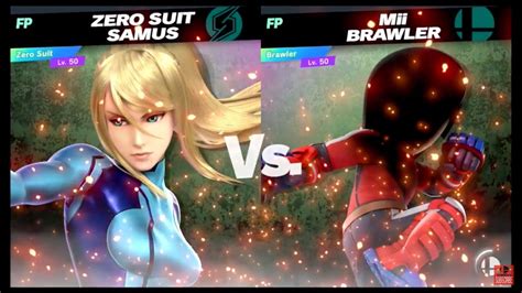 Super Smash Bros Ultimate Amiibo Fights Zero Suit Samus Vs The World