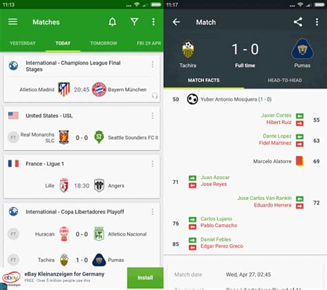 Football Scores All Your Markers On Your Smartphone