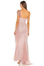 Michael Costello X Revolve Landon Gown In Baby Pink Revolve