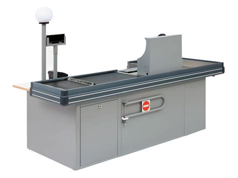 CHECKOUT COUNTERS WITH CONVEYOR BELT HYPERMARKET SOLUTION Check Out