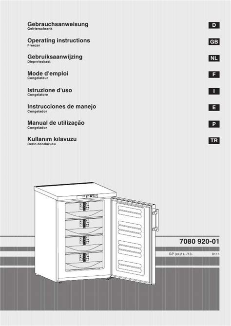 Notice congélateur LIEBHERR GPESF 1466 Trouver une solution à un