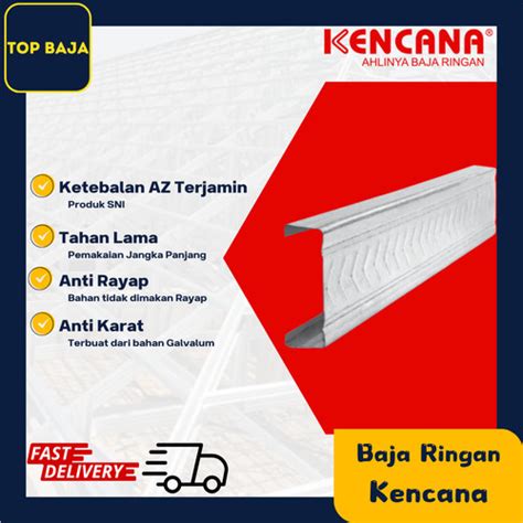 Jual Baja Ringan Cnp C Full Sni Atap Rangka Kanal C Panjang M