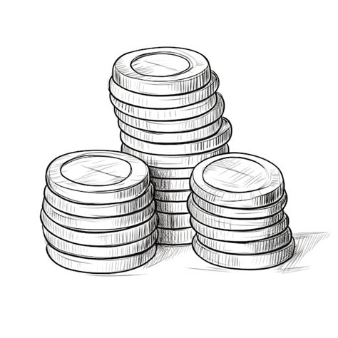 Dibujos De Monedas Para Colorear Vsun