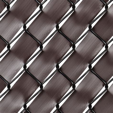 Fenpro 250 In L Chocolate Brown Chain Link Fence Weave In The Chain