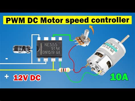 Pwm Dc Motor Control Circuit Diagram Explained