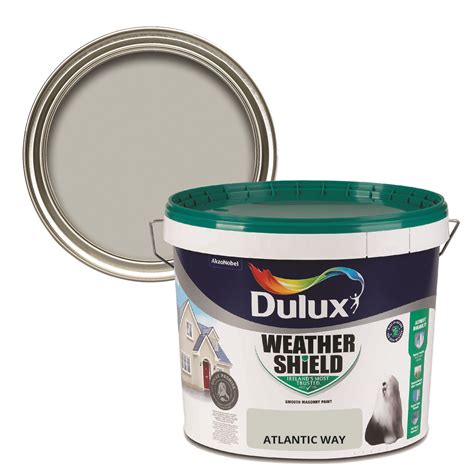 Dulux Weathershield Smooth Masonry Paint Atlantic Way 10l